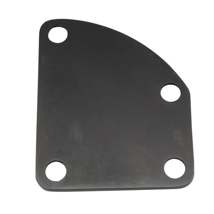 ミュージックリリー プロ ヘビーデューティ スチール カーブドカットアウェイ セミラウンドネック プレート 4ホールネックジョイントボード ギター・ベース用