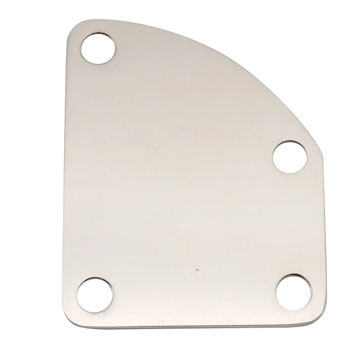 Piastra di collo curvata in acciaio per chitarra a 4 fori Piastra di collo curvata in acciaio per chitarra a 4 fori