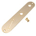 musiclily pro 32mm steel control plate with narrow pots hole spacing and angled switch slot for tele style electric guitar mx2635p