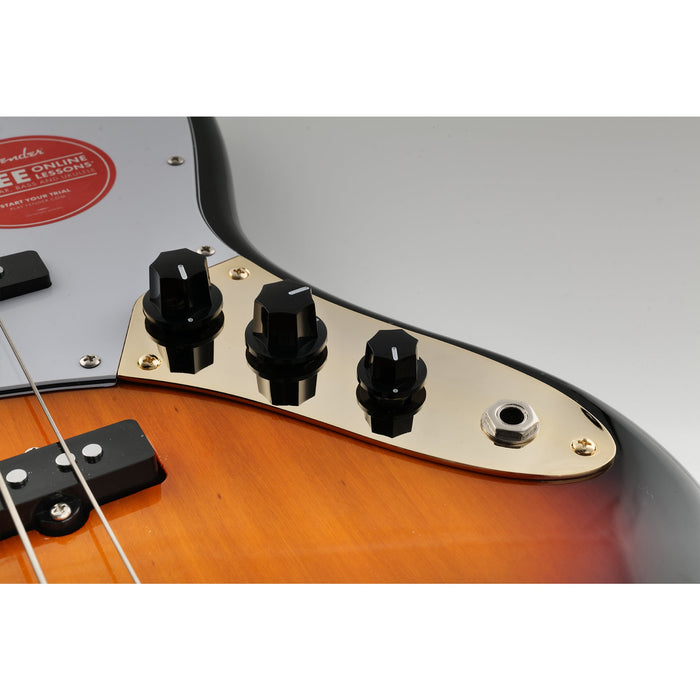 Placa de Controle para Baixo Jazz Estilo JB com 4 Furos em Aço Musiclily Pro para Baixo Elétrico 