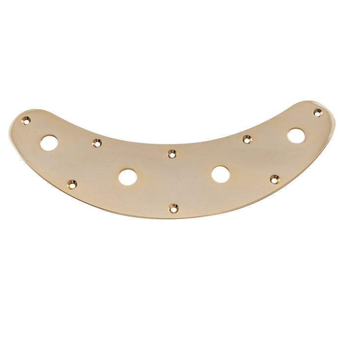 Musiclily Pro Steel 4-Hole Bass Control Plate for Music Man Style Electric Bass