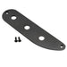 musiclily pro steel 3 hole bass control plate for vintage pb tele bass style electric bass mx2639p