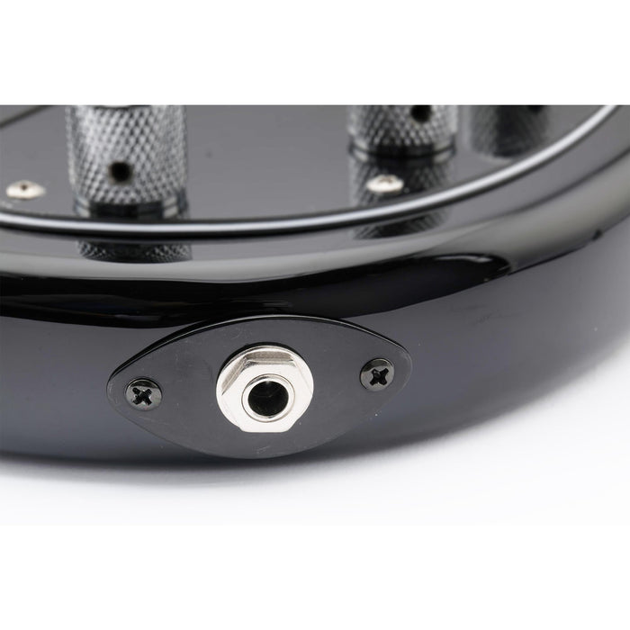 Plaque jack ovale incurvée en acier Musiclily Pro pour guitare basse électrique