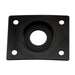 musiclily pro steel curved recessed rectangle jack socket plate 10mm hole for electric guitar bass mx2644p