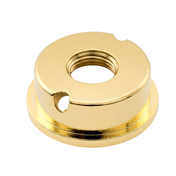 Musiclily Pro Metric M9 スチール モダンスタイル ジャックプレート トランスペアレント ブラック 電気ギター用 