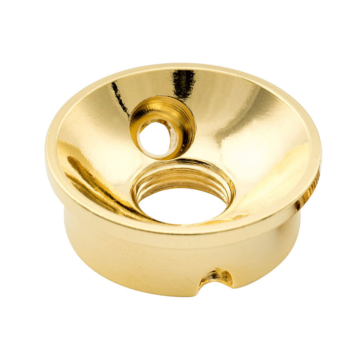 Musiclily Pro Metric M9 スチール モダンスタイル ジャックプレート トランスペアレント ブラック 電気ギター用 