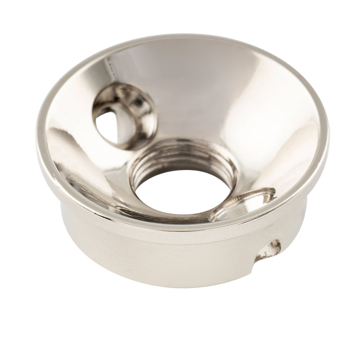 Musiclily Pro Metric M9 スチール モダンスタイル ジャックプレート トランスペアレント ブラック 電気ギター用 