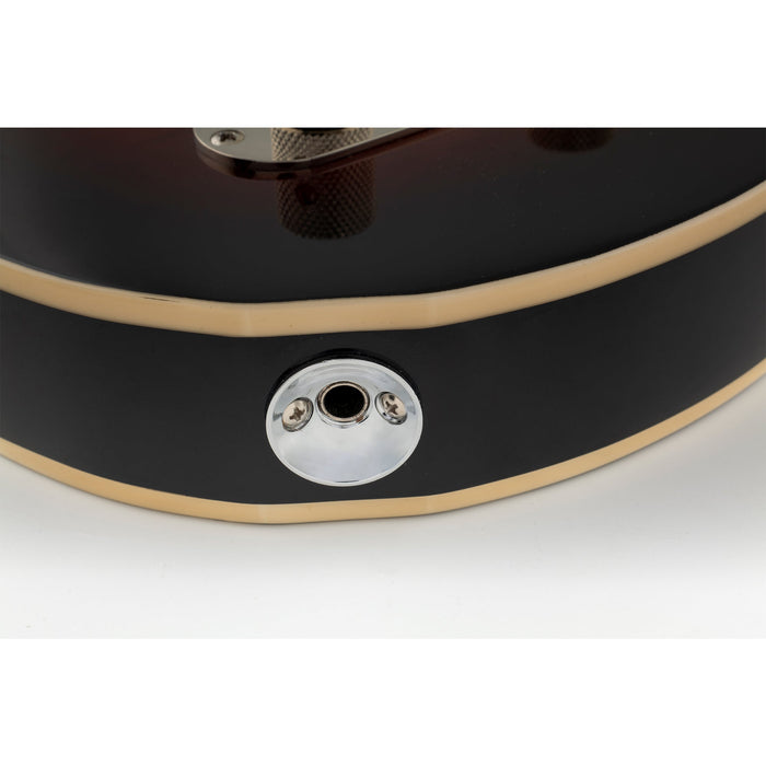 Musiclily Pro 3/8インチスチールモダンスタイルギタージャックプレート（アメリカ/メキシコ製テレスタイルエレクトリックギター用）