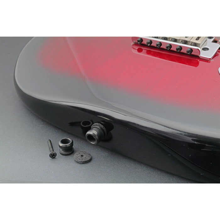 Musiclily Pro 12mm Pinetti per Cinturino in Acciaio per Chitarra Acustica/Elettrica, Set di 2 