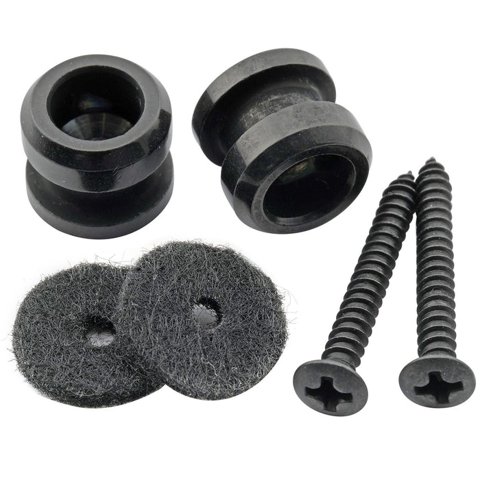 Musiclily Pro 12mm Pinetti per Cinturino in Acciaio per Chitarra Acustica/Elettrica, Set di 2 