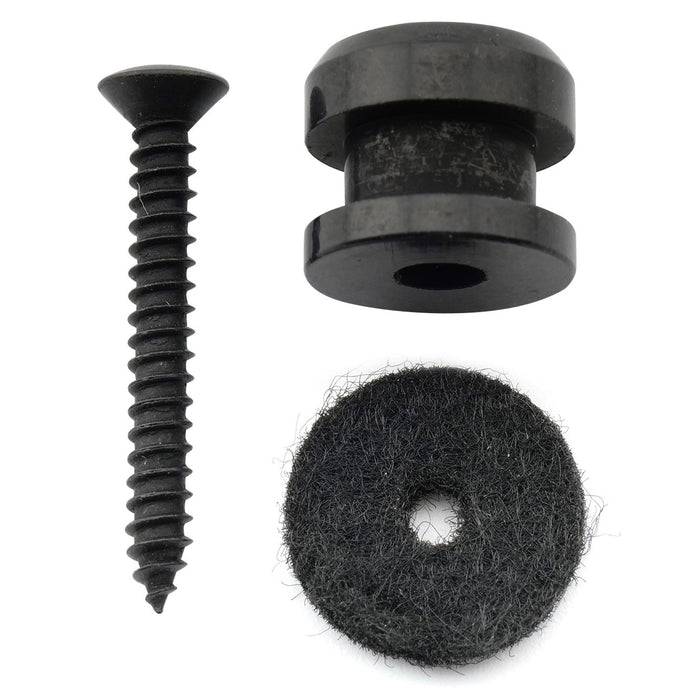 Musiclily Pro 12mm Pinetti per Cinturino in Acciaio per Chitarra Acustica/Elettrica, Set di 2 