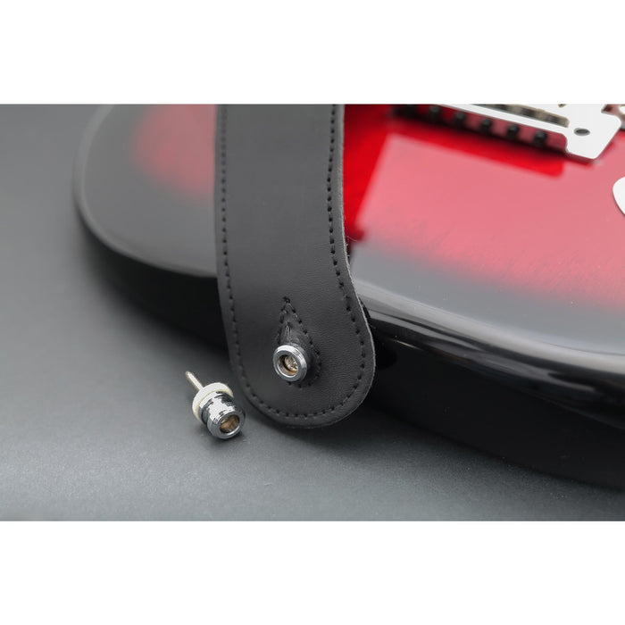 Musiclily Pro 12mm Pinetti per Cinturino in Acciaio per Chitarra Acustica/Elettrica, Set di 2 