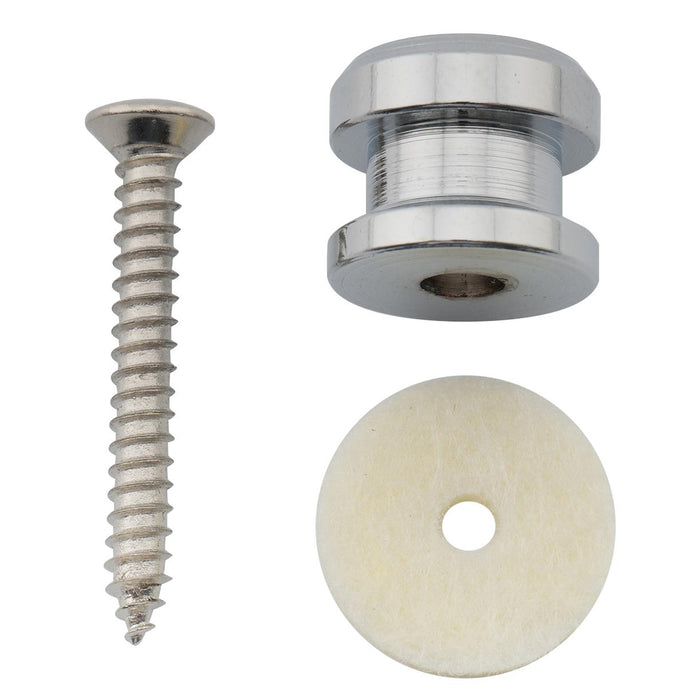 Musiclily Pro 12mm Pinetti per Cinturino in Acciaio per Chitarra Acustica/Elettrica, Set di 2 