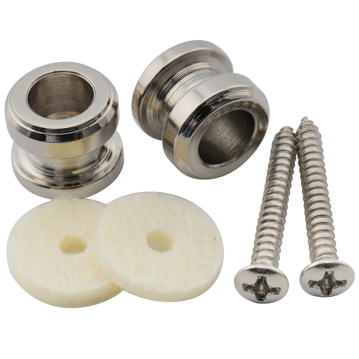 Musiclily Pro 12mm Pinetti per Cinturino in Acciaio per Chitarra Acustica/Elettrica, Set di 2 