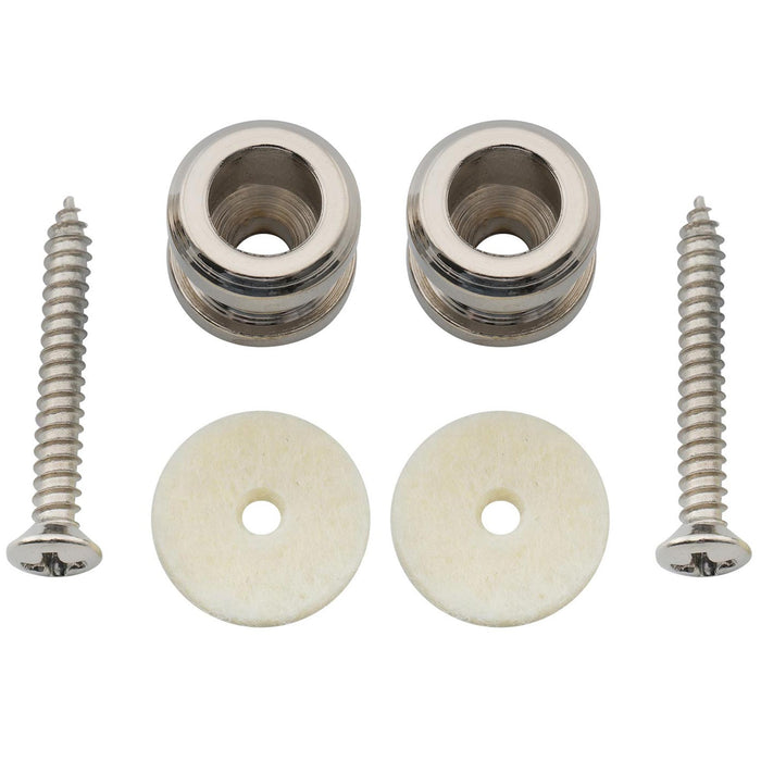 Musiclily Pro 12mm Pinetti per Cinturino in Acciaio per Chitarra Acustica/Elettrica, Set di 2 