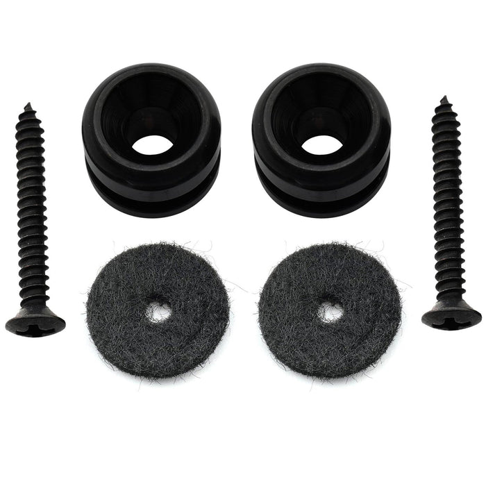 detail of musiclily pro 14mm steel d type strap button end pins for acoustic electric guitar mx2701 2p