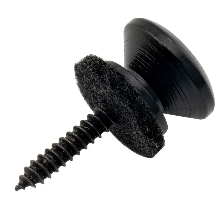 Musiclily Pro 14mm スチール G型ストラップボタンエンドピン アコースティックエレキギターベース用 2個セット 