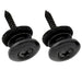 musiclily pro 14mm steel g type strap button end pins for acoustic electric guitar bass mx2702 2p, black
