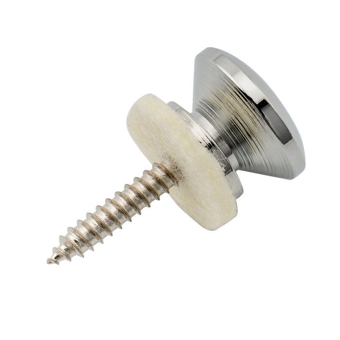 Musiclily Pro 14mm スチール G型ストラップボタンエンドピン アコースティックエレキギターベース用 2個セット 