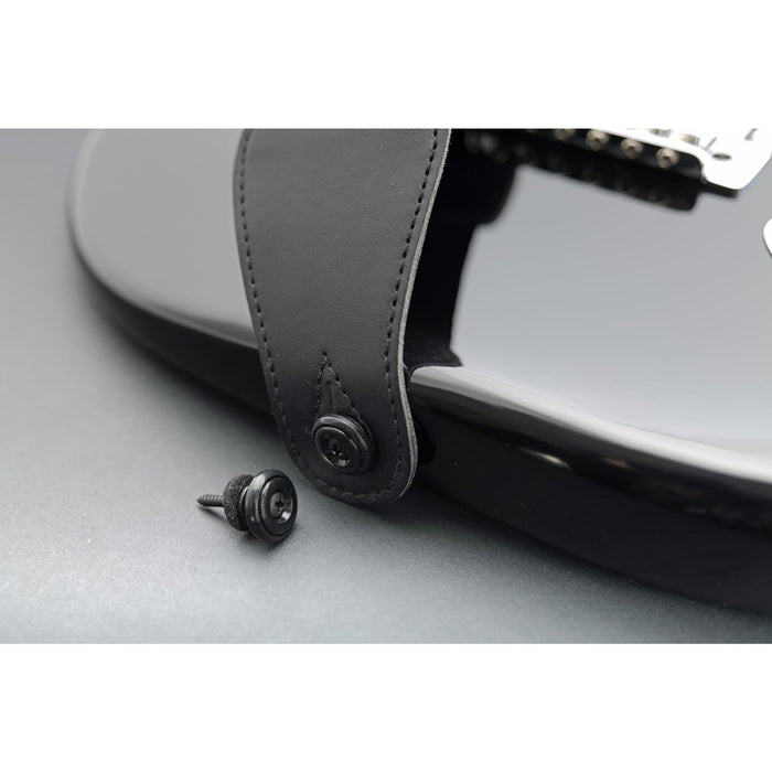 Musiclily Pro 17mm Puntali per Cinturino in Acciaio Tondo Grande per Chitarra Acustica Elettrica, Set di 2. 