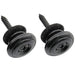musiclily pro 17mm large round steel strap button end pins for acoustic electric guitar mx2704 2p, black