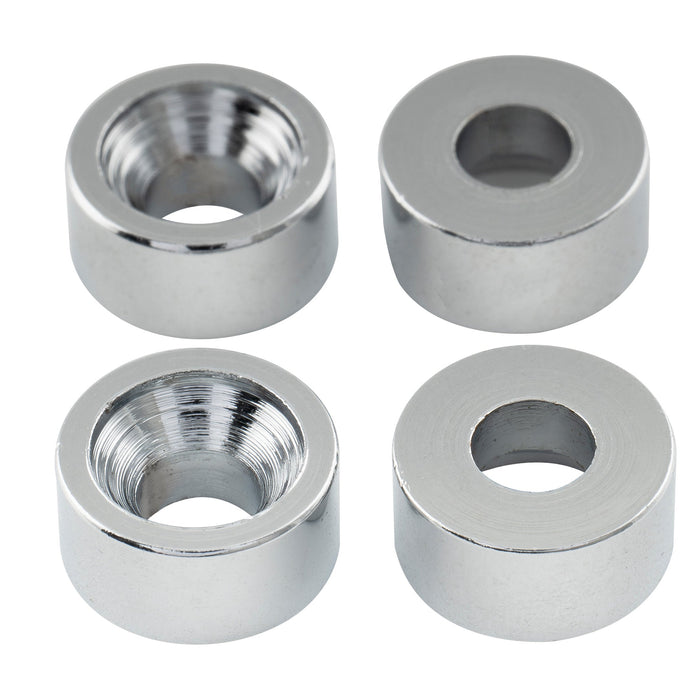 Ferragens de Montagem de Pescoço Musiclily Pro 12mm para Guitarra Acústica de Aço, Buchas e Parafusos de Junta de Pescoço para Guitarra Elétrica e Baixo, Conjunto de 4