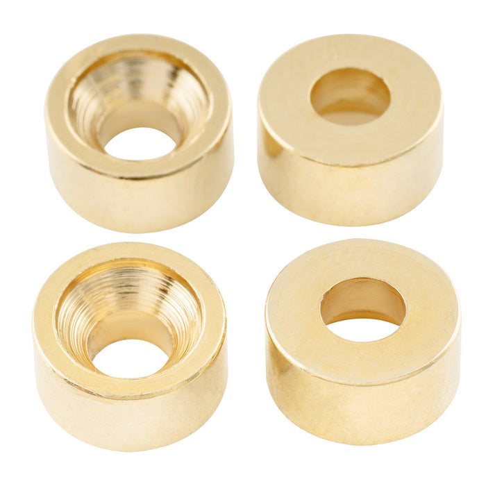 Ferragens de Montagem de Pescoço Musiclily Pro 12mm para Guitarra Acústica de Aço, Buchas e Parafusos de Junta de Pescoço para Guitarra Elétrica e Baixo, Conjunto de 4