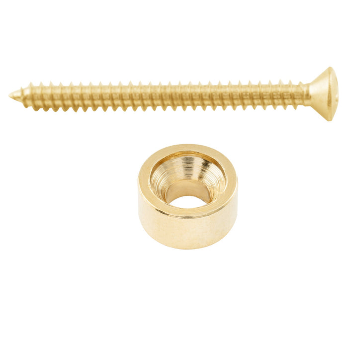 Ferragens de Montagem de Pescoço Musiclily Pro 12mm para Guitarra Acústica de Aço, Buchas e Parafusos de Junta de Pescoço para Guitarra Elétrica e Baixo, Conjunto de 4