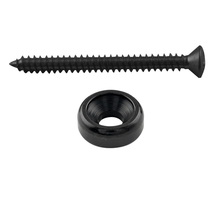 Musiclily Pro 14 mm Stahl-Gitarrenhals-Montagehülsen, Halsverbindungsbuchsen und -bolzen für E-Gitarre und Bass, 4er-Set