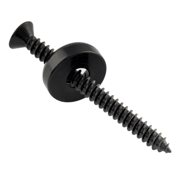 Musiclily Pro 14 mm Stahl-Gitarrenhals-Montagehülsen, Halsverbindungsbuchsen und -bolzen für E-Gitarre und Bass, 4er-Set