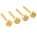 musiclily pro 14mm steel guitar neck mounting ferrules neck joint bushings and bolts for electric guitar bass mx2706 4p