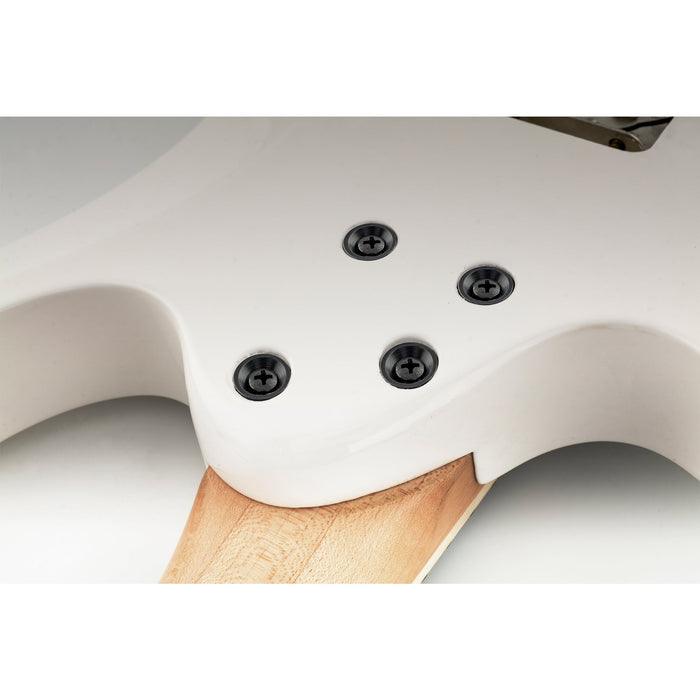 Musiclily Pro 15 mm Tornavite per manico di chitarra in acciaio, guarnizioni e bulloni per chitarra elettrica e basso, set di 4