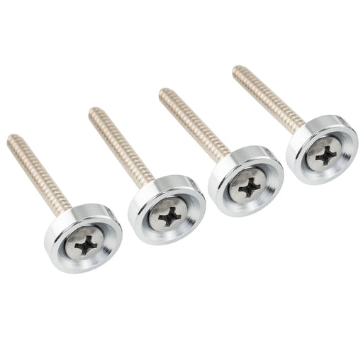 musiclily pro 15mm steel guitar neck joint ferrules bushings and bolts for electric guitar bass mx2707 4p