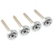 musiclily pro 15mm steel guitar neck joint ferrules bushings and bolts for electric guitar bass mx2707 4p