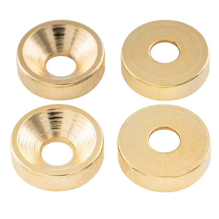 Musiclily Pro 15 mm Tornavite per manico di chitarra in acciaio, guarnizioni e bulloni per chitarra elettrica e basso, set di 4