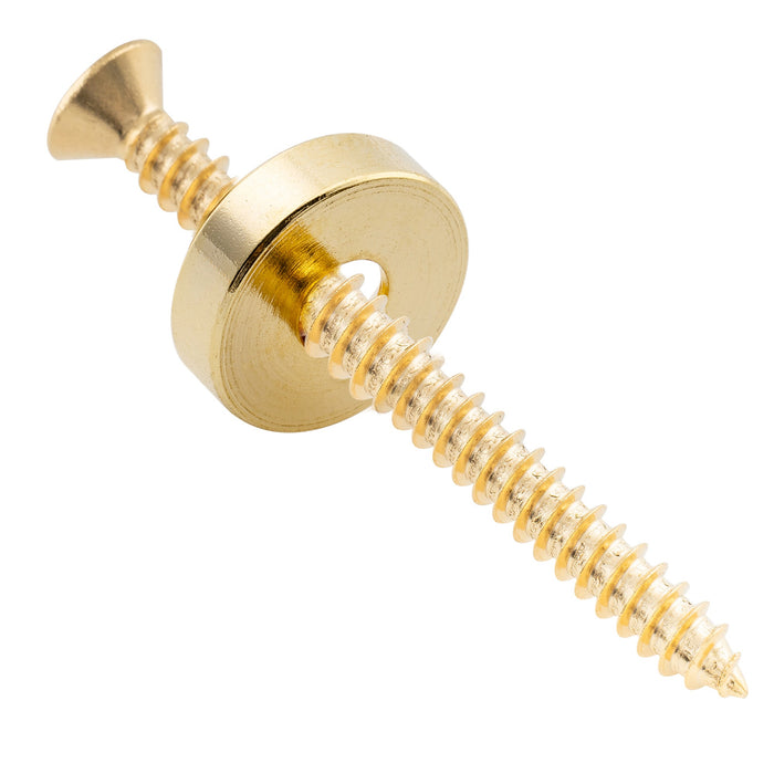 Musiclily Pro 15 mm Tornavite per manico di chitarra in acciaio, guarnizioni e bulloni per chitarra elettrica e basso, set di 4