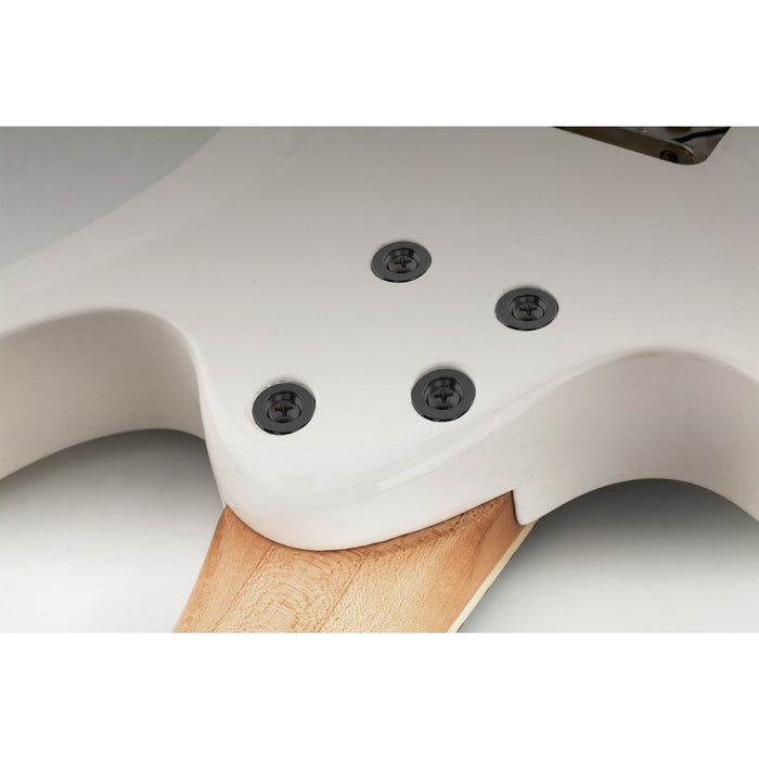 Musiclily Pro 15mm Aço Braçadeiras de Montagem do Braço da Guitarra, Buchas e Parafusos para Guitarra Elétrica Baixo, Conjunto de 4