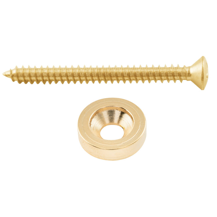 Musiclily Pro 15mm Aço Braçadeiras de Montagem do Braço da Guitarra, Buchas e Parafusos para Guitarra Elétrica Baixo, Conjunto de 4