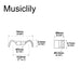 Dimensions of musiclily pro 16mm vintage butterfly style steel string retainer guide tree for bass guitar mx2711 2p