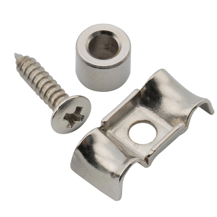 ミュージックリリー プロ 16mm ヴィンテージ バタフライ スタイル スチール弦保持ガイドツリー ベースギター用 