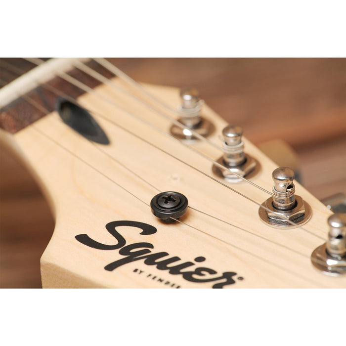 Musiclilyプロヴィンテージスタイルスチール10mmラウンドスロット付き弦留めガイドツリー（テレキャスタースタイルギター用）