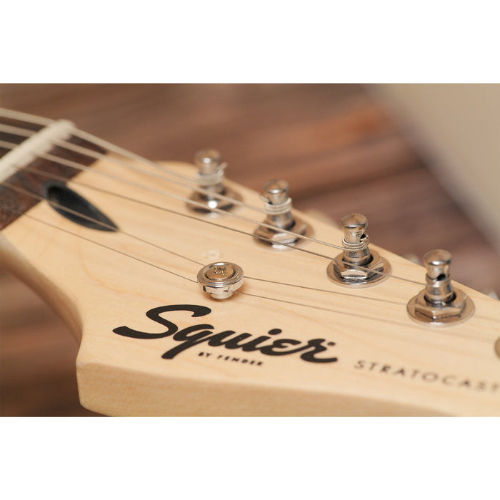 Musiclilyプロヴィンテージスタイルスチール10mmラウンドスロット付き弦留めガイドツリー（テレキャスタースタイルギター用）