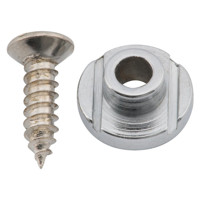 Musiclilyプロヴィンテージスタイルスチール10mmラウンドスロット付き弦留めガイドツリー（テレキャスタースタイルギター用）