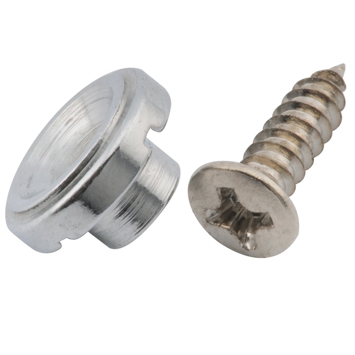 Musiclilyプロヴィンテージスタイルスチール10mmラウンドスロット付き弦留めガイドツリー（テレキャスタースタイルギター用）