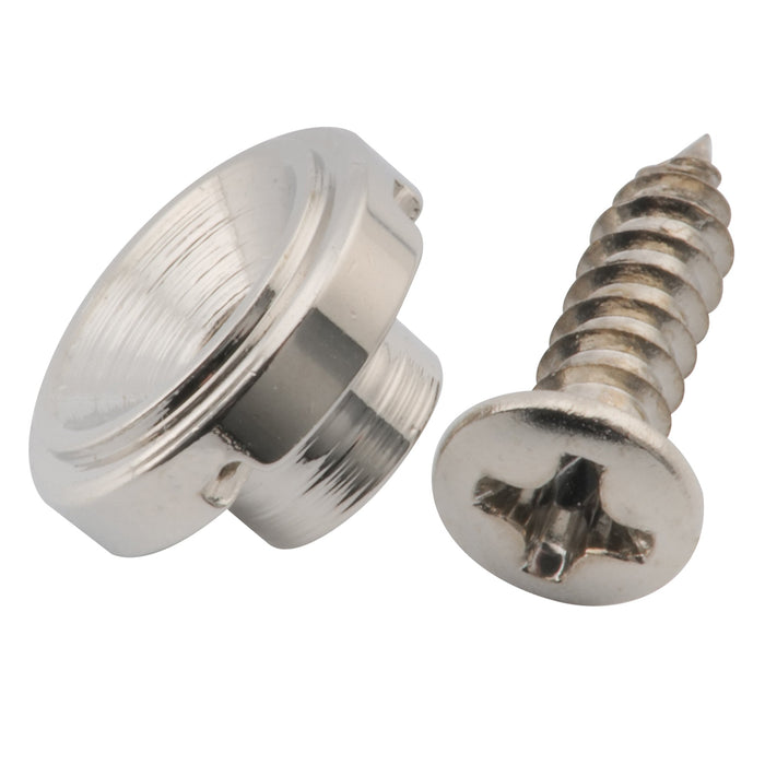 Musiclilyプロヴィンテージスタイルスチール10mmラウンドスロット付き弦留めガイドツリー（テレキャスタースタイルギター用）