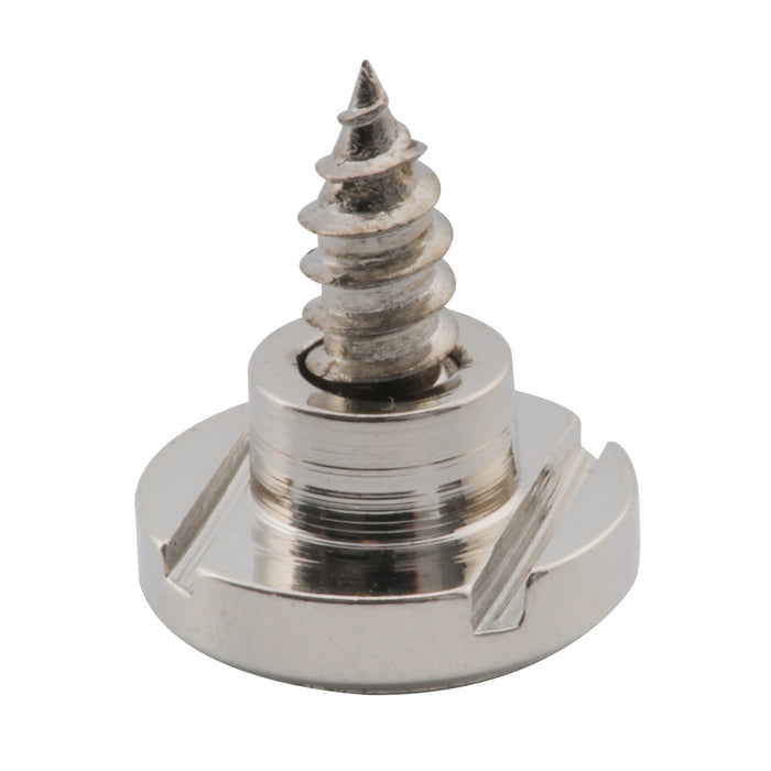 Musiclilyプロヴィンテージスタイルスチール10mmラウンドスロット付き弦留めガイドツリー（テレキャスタースタイルギター用）