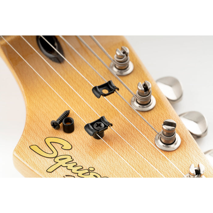 Musiclily Proスチールヴィンテージバタフライスタイル弦留め弦ツリー弦ガイド for エレクトリックギター、2セット