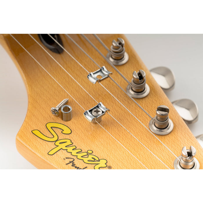 Musiclily Proスチールヴィンテージバタフライスタイル弦留め弦ツリー弦ガイド for エレクトリックギター、2セット