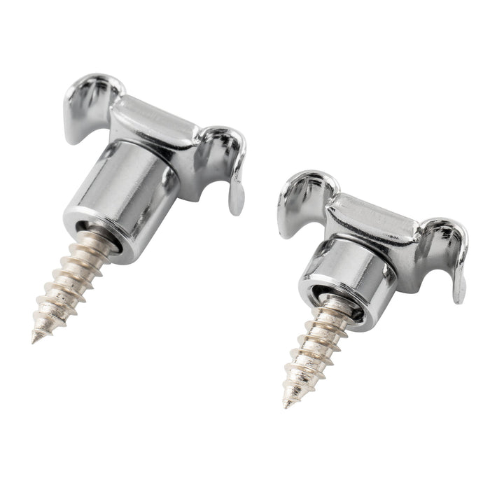 Musiclily Proスチールヴィンテージバタフライスタイル弦留め弦ツリー弦ガイド for エレクトリックギター、2セット