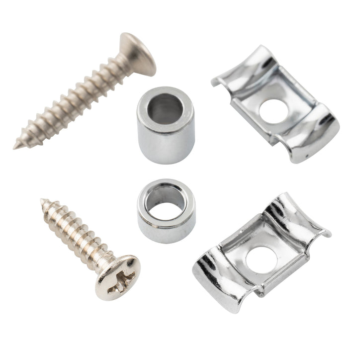 Musiclily Proスチールヴィンテージバタフライスタイル弦留め弦ツリー弦ガイド for エレクトリックギター、2セット